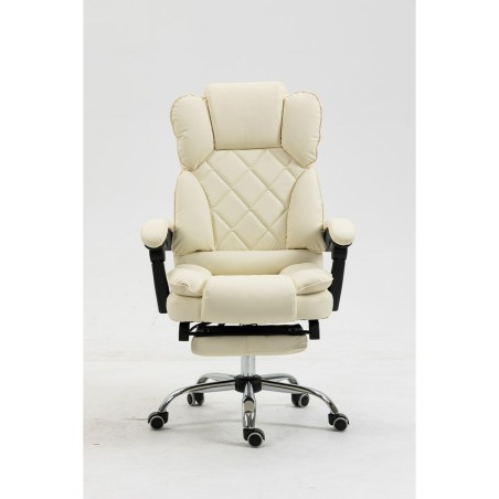 Chaise de Bureau Activejet YK7416 BE Noir Beige Argenté