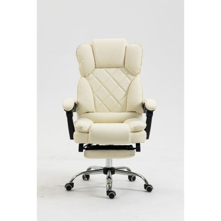 Chaise de Bureau Activejet YK7416 BE Noir Beige Argenté