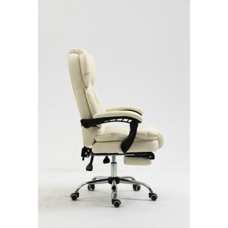 Chaise de Bureau Activejet YK7416 BE Noir Beige Argenté