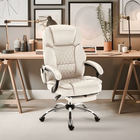 Bürostuhl Mark Adler MA-BOSS 6.0 BEIGE Weiß