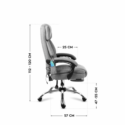 Bürostuhl Mark Adler MA-BOSS 6.0 GREY Grau 2