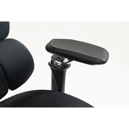 Sedia da Ufficio Activejet YK848 BK Nero Argentato 1 Pezzi