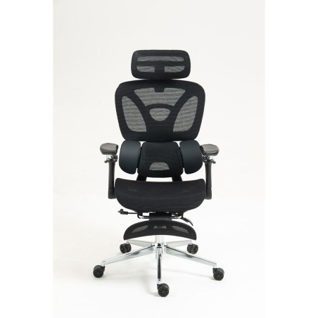 Sedia da Ufficio Activejet YK848 BK Nero Argentato 1 Pezzi