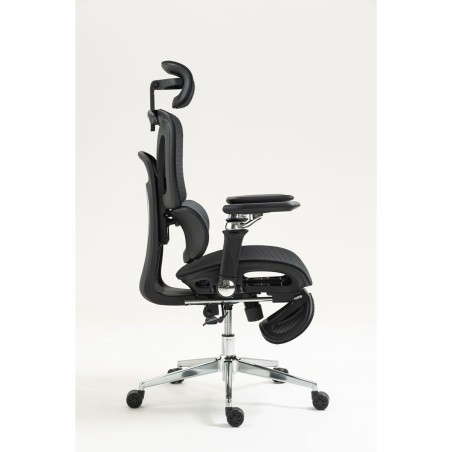 Sedia da Ufficio Activejet YK848 BK Nero Argentato 1 Pezzi