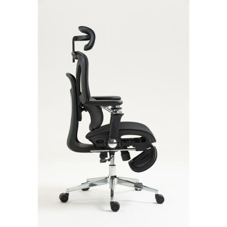 Sedia da Ufficio Activejet YK848 BK Nero Argentato 1 Pezzi