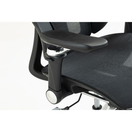 Sedia da Ufficio Activejet YK848 BK Nero Argentato 1 Pezzi