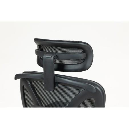 Sedia da Ufficio Activejet YK848 BK Nero Argentato 1 Pezzi