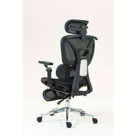 Sedia da Ufficio Activejet YK848 BK Nero Argentato 1 Pezzi