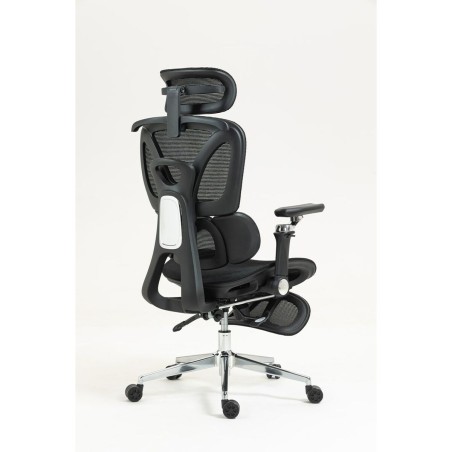 Sedia da Ufficio Activejet YK848 BK Nero Argentato 1 Pezzi