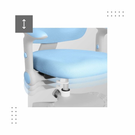 Sedia da Ufficio Mark Adler MA-JUNIOR 5.0 BLUE Azzurro