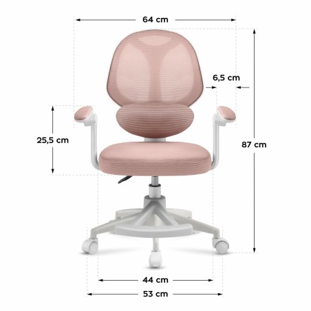 Bürostuhl Mark Adler MA-JUNIOR 4.5 PINK Rosa
