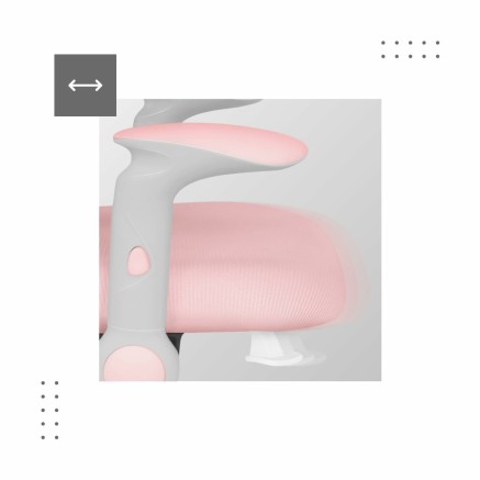Sedia da Ufficio Mark Adler MA-JUNIOR 5.0 PINK Rosa 2