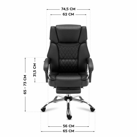Sedia da Ufficio Mark Adler MA-BOSS 6.0 Nero