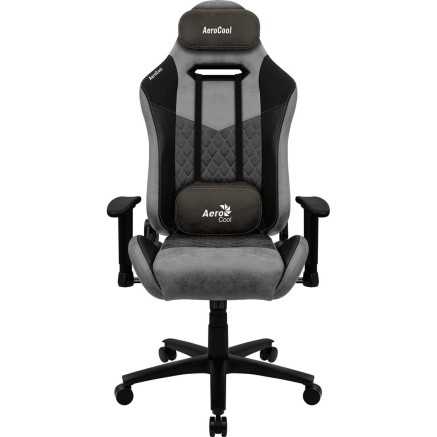 Silla Gaming Aerocool DUKE AeroSuede 180º Negro Gris