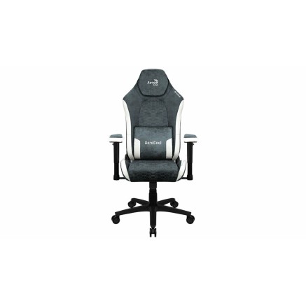 Chaise de jeu Aerocool Crown AeroSuede Bleu Noir Acier 2