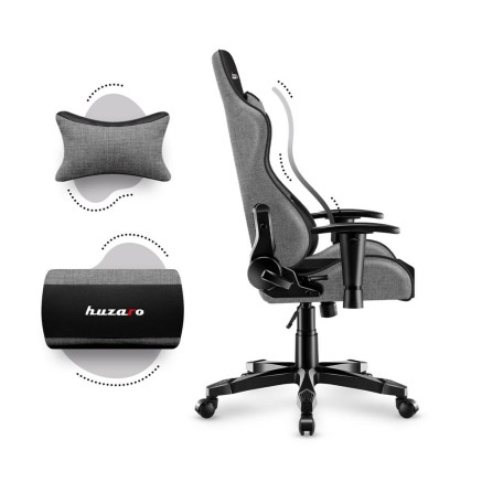 Silla Gaming Huzaro HZ-Ranger 6.0 Grey Mesh Negro/Gris 2