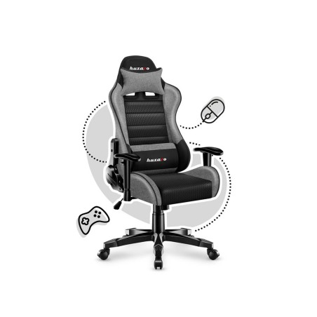 Gaming stoel Huzaro HZ-Ranger 6.0 Grey Mesh Zwart/Gris