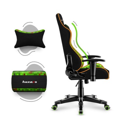 Gaming-Stuhl Huzaro HZ-Ranger 6.0 Pixel Mesh Schwarz/Blau 2