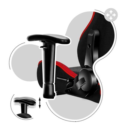 Silla Gaming Huzaro HZ-Ranger 6.0 Negro Rojo Niños 2