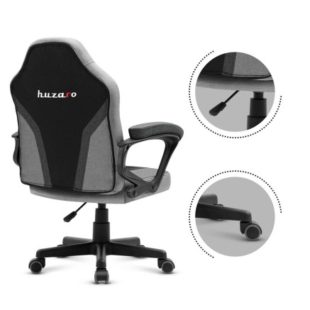Gaming-Stuhl Huzaro Ranger 1.0 Grey Mesh Schwarz 2