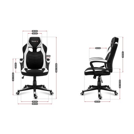 Gaming-Stuhl Huzaro HZ-Force 2.5 White Mesh     Weiß Schwarz 2