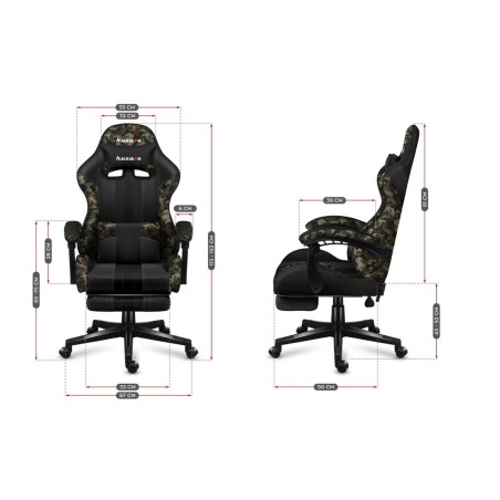 Chaise de jeu Huzaro HZ-Force 4.7 Camo Noir