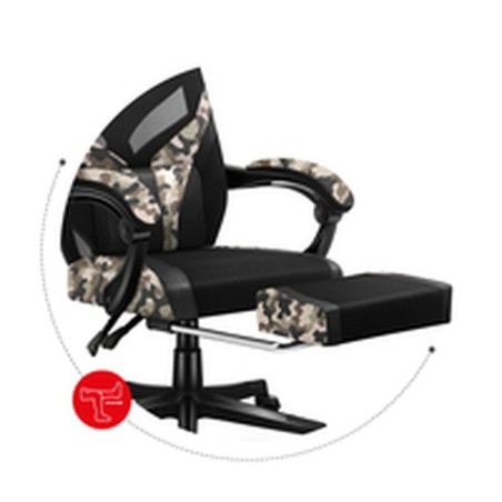 Gaming stoel Huzaro Combat 5.0 Zwart