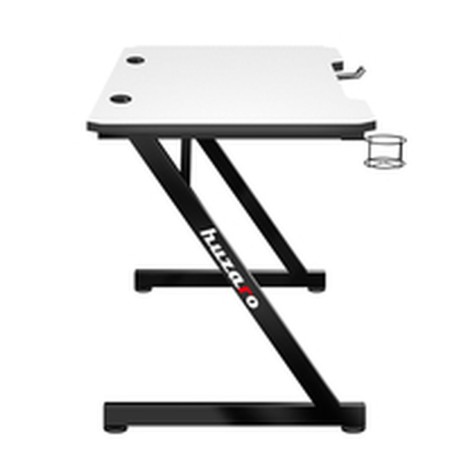 Bureau Huzaro Hero 2.5 Wit Zwart Aluminium 120 x 60 cm