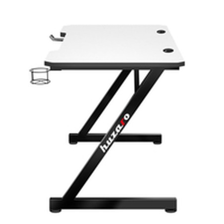 Bureau Huzaro Hero 2.5 Wit Zwart Aluminium 120 x 60 cm