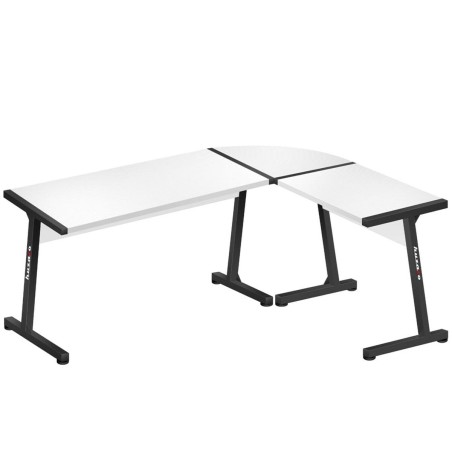 Schreibtisch Huzaro HZ-Hero 6.0 Weiß Stahl Carbonfaser 178 x 4 x 112