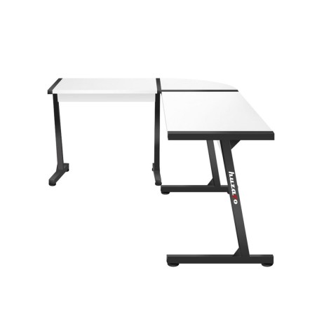 Bureau Huzaro HZ-Hero 6.0 Blanc Acier Fibre de Carbone 178 x 4 x 112 c