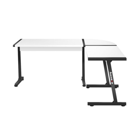 Schreibtisch Huzaro HZ-Hero 6.0 Weiß Stahl Carbonfaser 178 x 4 x 112