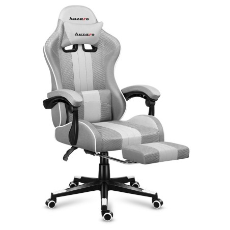 Silla Gaming Huzaro HZ-Force 4.7 White Mesh     Blanco Gris