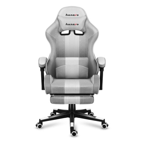 Silla Gaming Huzaro HZ-Force 4.7 White Mesh     Blanco Gris