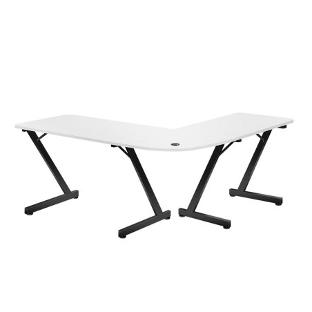 Schreibtisch Gaming Huzaro HZ-Hero 7.0 Weiß Schwarz Carbonfaser 154 x