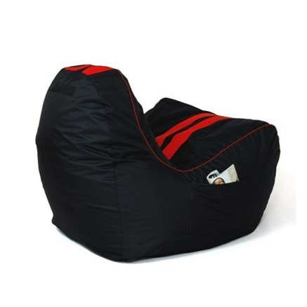 Puff GO GIFT Nero Rosso Oxford tejido antidesgarros Pelle ecologica 14 2