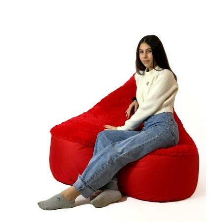 Poef GO GIFT Rood Oxford 140 x 100 cm