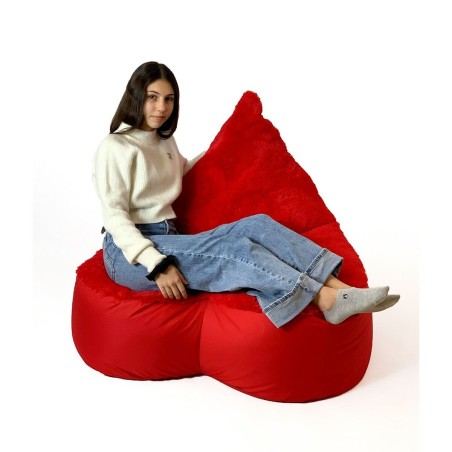 Poef GO GIFT Rood Oxford 140 x 100 cm