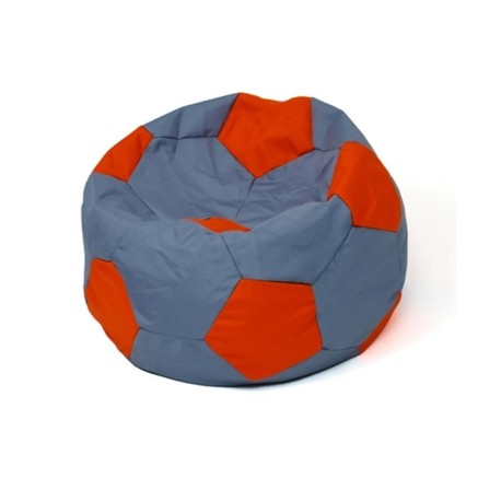 Poef GO GIFT Rood Grijs Oxford