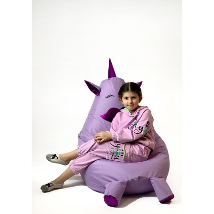 Pouffe GO GIFT Purple Oxford 140 x 100 cm 2