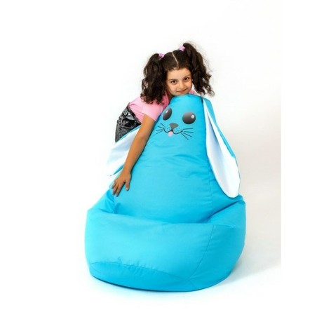 Poef GO GIFT Blauw Oxford 140 x 100 cm