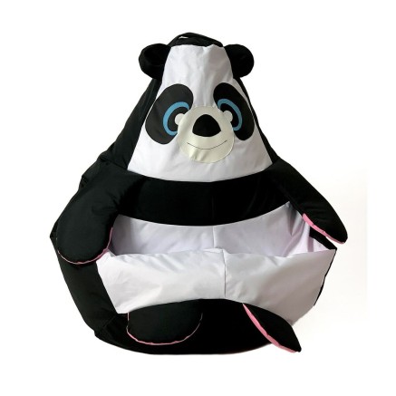 Pouf GO GIFT Blanc Noir Oxford 105 x 80 cm 2