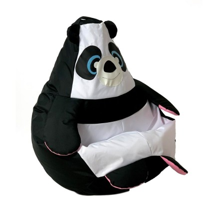 Pouf GO GIFT Blanc Noir Oxford 130 x 90 cm 2