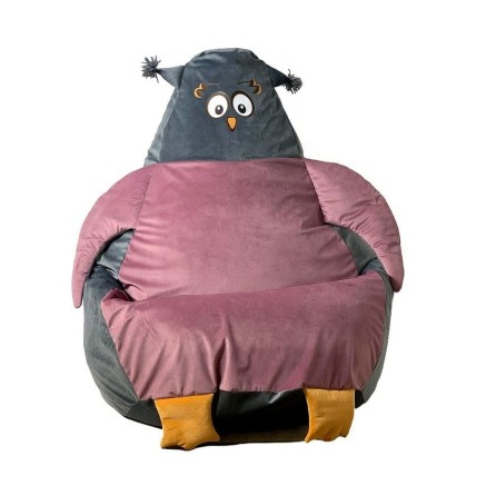 Puff GO GIFT Grigio Rosa Oxford 130 x 90 cm