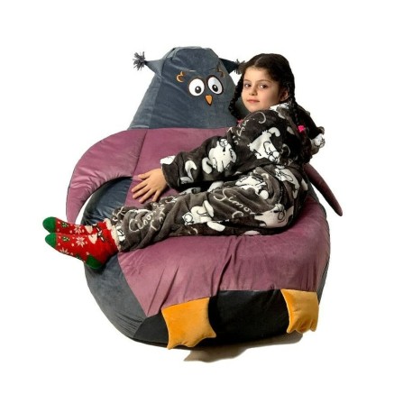 Puff GO GIFT Grigio Rosa Oxford 130 x 90 cm 2