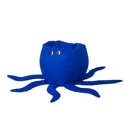 Poef GO GIFT Blauw Oxford Octopus