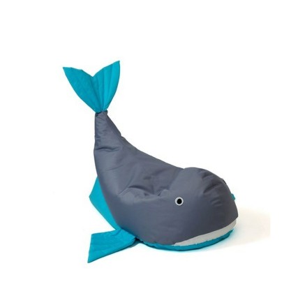 Pouf GO GIFT Bleu Gris Oxford 2