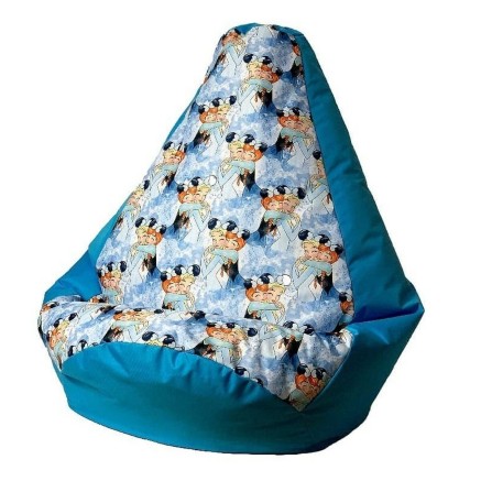 Puff GO GIFT Azul 140 x 100 cm Pera 2