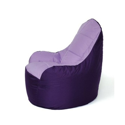 Pouf GO GIFT Violet Pourpre Oxford tejido antidesgarros 2