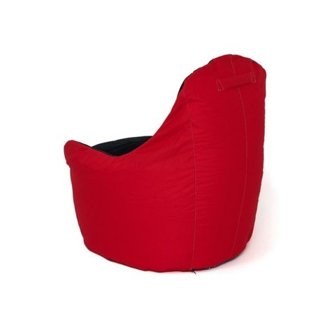 Poef GO GIFT Zwart Rood Oxford tejido antidesgarros